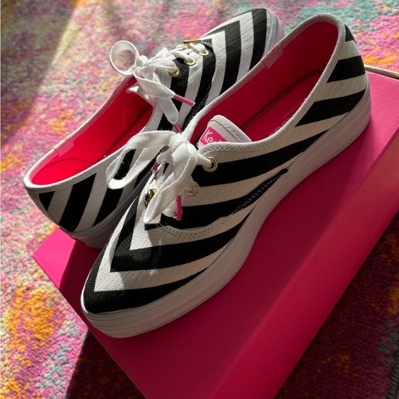 Never worn Barbie x Keds platform shoes size 7
